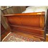 Image 2 : Wooden Sleigh Bed w/ Mattress 70" x 93" x 54" H