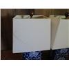 Image 3 : Qty 2 Chinese Porcelain w/ Lampshades, Floral Blue/White Ralph Lauren