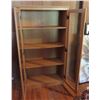 Image 1 : Glass Door Cabinet w/ 4 Shelves, Composite Wood  31.5" x 12" x 60" H