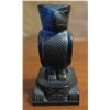 Image 1 : Stone Carved Bird, Black Signed Tom Hans 3" Tall