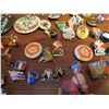 Image 8 : Native Canadian Indian Basket 3" Tall, Misc Souvenir Pins