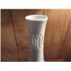 Image 2 : Chinese Porcelain Vase w/ Cutouts, Wooden Stand Blue Bird, Maker's Mark 16.25" Tall