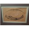 Image 2 : Framed Art, Graphic Pencil Drawing, Signed Malcom Benham New Zealand 41.5" x 31"