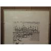 Image 2 : Qty 2 Framed Art,  Black/White Drawing Limited Edition Signed Ralph Fabri, Buildings Print  Signed