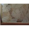 Image 4 : Framed Art, Bird of Paradise Etched Clear Glass 16.5" X 16.5"