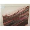 Image 2 : Framed Art, "Burning Landscape Lake Mahinerangi" Signed Marilynn Webb 1983 15" x 17.75"