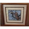 Image 1 : Framed Art, "Follow Your Bliss" Signed B D G 1989 17" x 16"