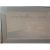 Image 2 : Framed Art, Australian Landscape Print Signed Malcom Warr 1980  33.5" x 18"  (Damaged Frame)