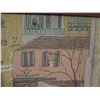 Image 8 : Framed Art, Streets of France Print  Pastels 31" x 18.5"