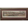 Image 1 : Framed Art, "Full Cry" Print, Aqua Tint Etched by H Alken Published 1824 28.5" x 11"