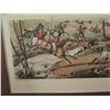 Image 2 : Framed Art, "Full Cry" Print, Aqua Tint Etched by H Alken Published 1824 28.5" x 11"