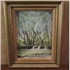 Image 1 : Framed Art,"Liliokalani Gardens"  Painting, Signed M Dorman 13" x 16"