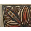 Image 2 : Samoan Tapa Art, Geometric Black/Brown/Red/Beige 12' x 12"