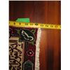 Image 8 : Persian Wool Rug Mat,  Azarbayjan Iran Red/Green/Blue/White 16" x 12"