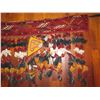 Image 2 : Tapestry, Geometric w/Tassels, Red/Blue/White/Yellow 57" Long