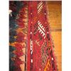 Image 8 : Tapestry, Geometric w/Tassels, Red/Blue/White/Yellow 57" Long