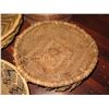 Image 8 : Qty 11 Woven Baskets,  4 Wood w/Twine, Covered Basket, 5 Woven Serving Plates, Wooden Steamer Spiral