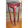 Image 1 : Wooden Plant Stand, Square 13" x  13" x 47" H