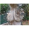 Image 2 : Wooden Carved Figurine w/ Metal Tool Ornaments 80" Tall