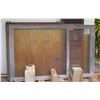Image 1 : Qty 3 Sliding Doors, 2 Wooden, 1 Glass Various Sizes