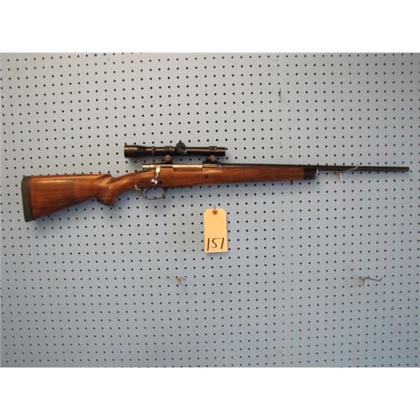 custom build Santa Barbara Mauser action - Douglas Barrel, 338 06 calibre, English Walnut stock Ebon