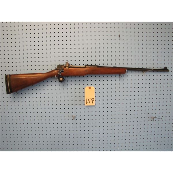 BSA p14, bolt action, 303 British, Redfield receiver sight