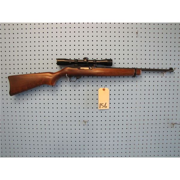 Ruger 10/22 Carbine, semi automatic, 22 calibre, clip, Nikko Stirling 4 x 32 scope