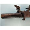 Image 10 : ANTIQUE:  Smith double barrel boxlock, folding trigger,  approx .36 cal, cannon barrels  are 1 ½ inc