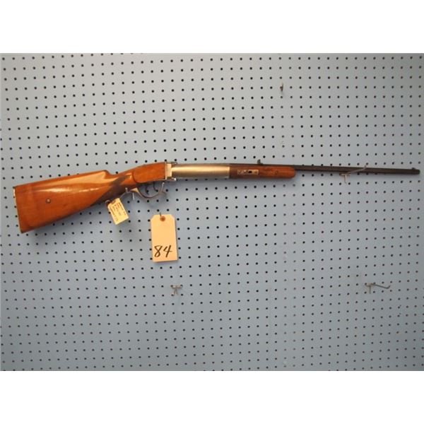 early American air rifle, St Louis type made 1860 - 80, 25 Cal, 20 and a 1/2 inch barrel, double set