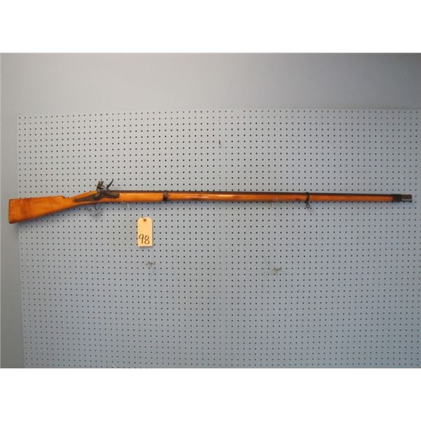 unknown Flintlock barrel length 51 and 1/4 inches approximately 54 calibre