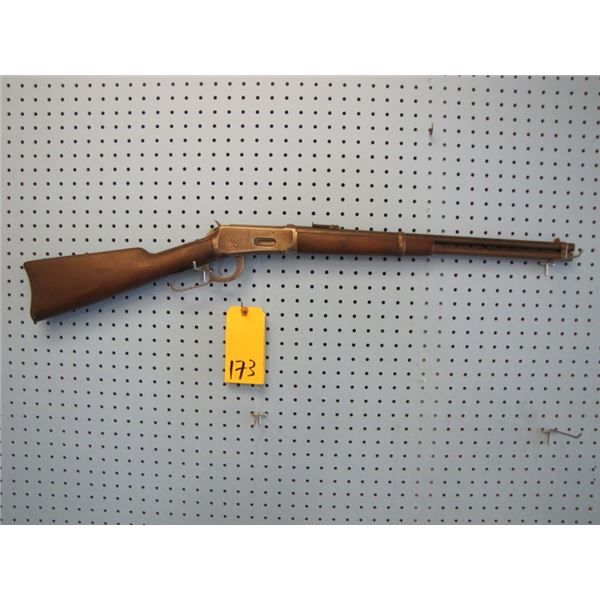 Winchester model 1894, lever action, 30- 30, saddle ring, tagged as a Belgian Congo carbine