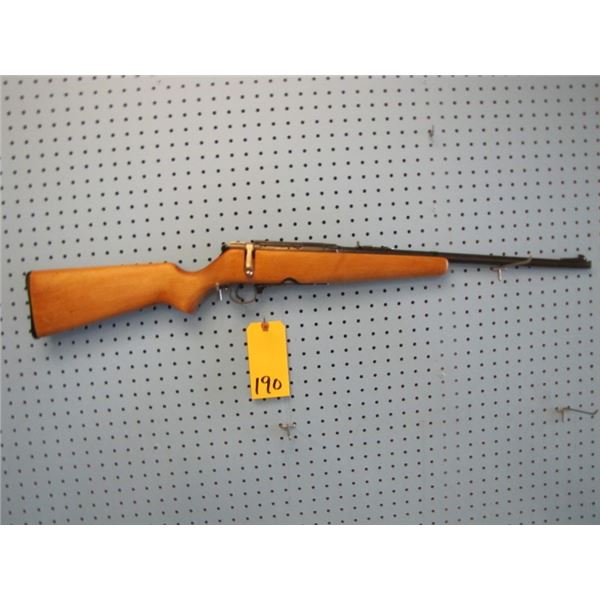 Stevens Savage Arms Model 325A, bolt action, 30 - 30, clip, has someone's SIN engraved on barrel