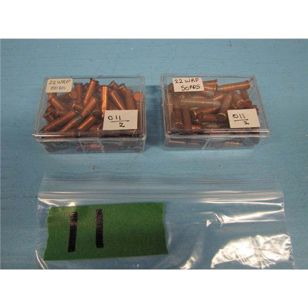 lot of two packages a 50 rounds 22 wrf ammo