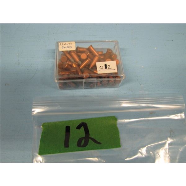 package of 50 rounds 22 Auto ammo