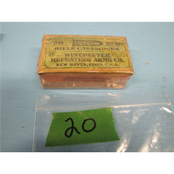 box 38 Rimfire long Winchester Factory ammo 39 rounds