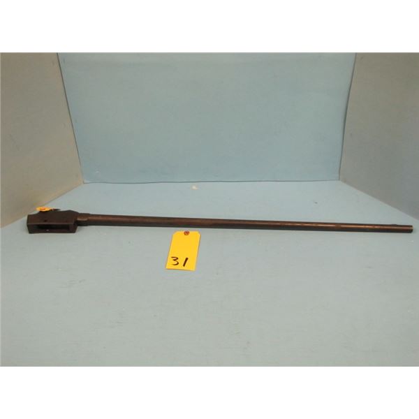 Martini Enfield 1887 No IV MK1 barrel and frame, 577 /450 cal, 33 inch barrel, consignor has marked 