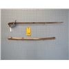 Image 1 : Canadian infantry pattern 1822, officers sword and Scabbard, engraved blade marked e Woods\London ma