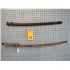 Image 1 : WWII Japanese government issued Katana and Scabbard, handled damaged by shell burst, sword otherwise
