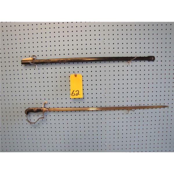 Imperial German army officers sword and Scabbard Circa WW1.