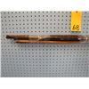 Image 5 : bundle of three old wooden canes and three cane shafts