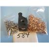 Image 1 : Lyman 225415 mold 48 gr. Flat nose gas check for Neidner Baby High Power, with 21 cast bullets and q