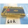 Image 1 : Dominion 32-40 Winchester cartridges, 17 unfired, 3 fired