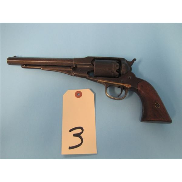 ANTIQUE:  Remington new model Navy model 1861, .36 calibre cap and ball, 6 shot, 7 3/8 in Barrel, Ma