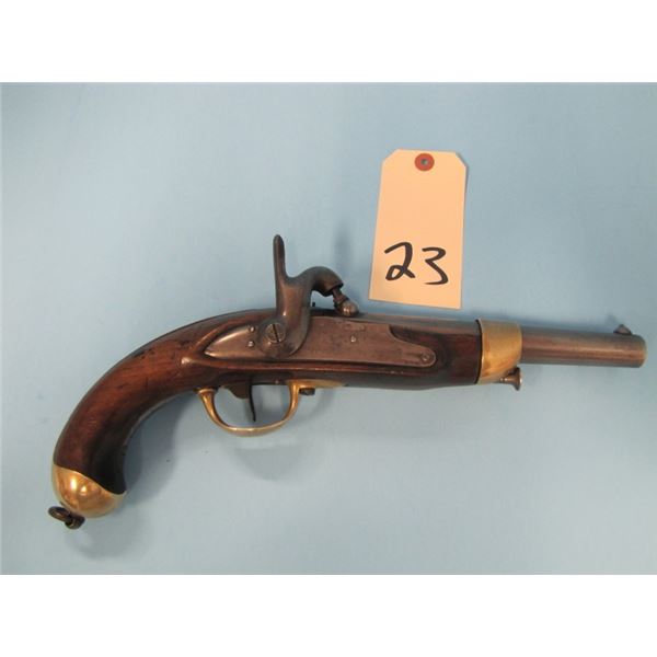 ANTIQUE:  French, M. Im Ple de St Etienne, military model 1822, Factory conversion to percussion, 76