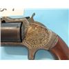 Image 9 : ANTIQUE:  Smith & Wesson model 1860 No. 2, made between 1861 – 1870, 32 LONG RIMFIRE caliber, 6 inch