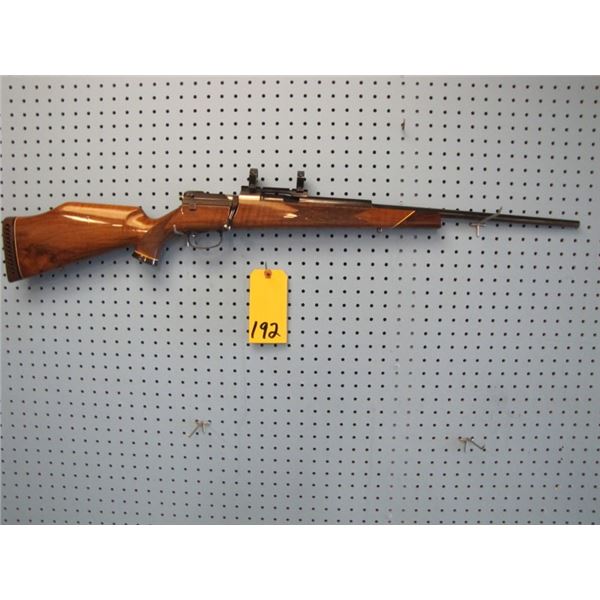 Mauser model 660 bolt action 30 - 06 internal mag, Bausch & Lomb scope rings, reblued, minor handlin
