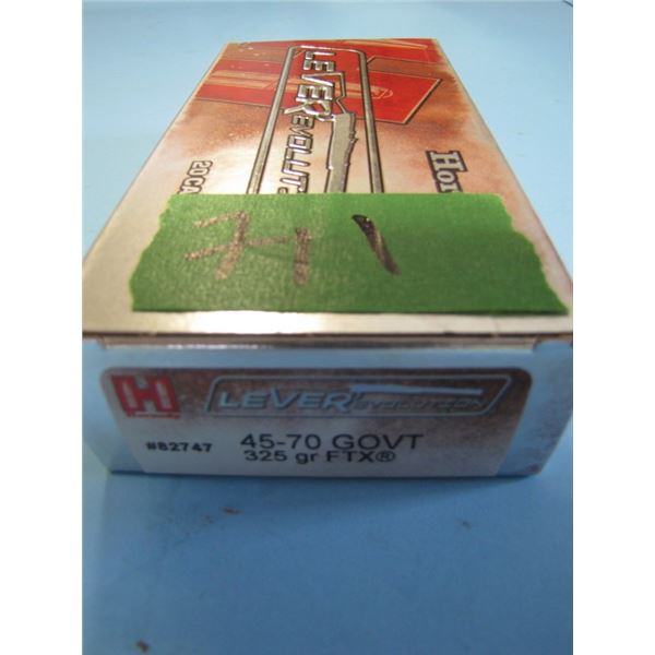 box of 20 rounds 45 - 70 soft point