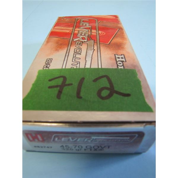 box of 20 rounds 45 - 70 soft point