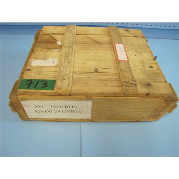 case of 1600 rounds .223 ammunition