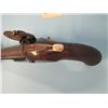 Image 9 : ANTIQUE:  H. Nock, London, fullstock, flintlock, manstopper pistiol, 68 caliber, 6" barrel, Made cir
